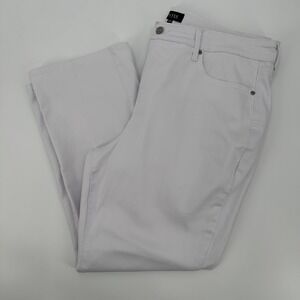 NYDJ Womens 18W High Rise Straight Leg Jeans White Embrace Lift Tuck Technology